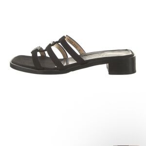 Salvatore Ferragamo Black Strappy Sandals